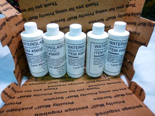 5    4 ounce bottles of hour glass, sodium silicate for sale