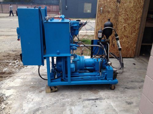 HYDRAULIC POWER SUPPLY UNIT PORTABLE PRESS BENDER ROLL FORM 5000 PSI GREAT SHAPE
