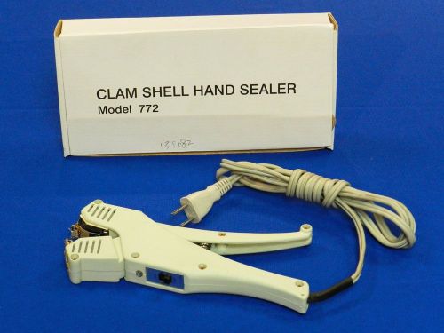 CLAM SHELL HAND HELD DUAL HEAT AIE 772 SEALER ~ WITH BOX! ~ L@@K!! 