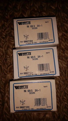 Watts 3/4-1 Inch 909 Backflow preventer Check seat kit RK909s 0887124
