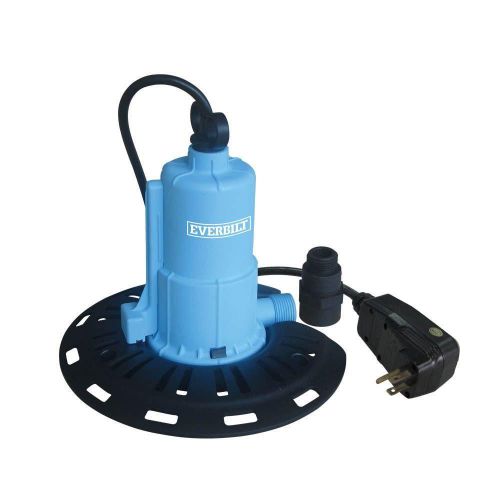 Everbilt 1/8 hp pool cover pump model # pc00801g for sale