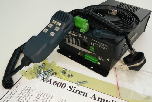 XA600 Dual Tone Siren Amplifier 400W EMS Fire Compar Federal Police Code3 Carson
