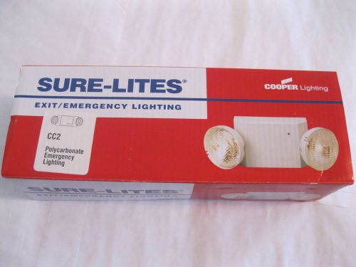 Brand new cooper cc2 commercial exit / emergency light~security~sign~safety~lamp for sale