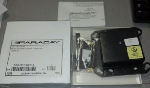 New nip faraday module for contact device w/relay fire alarm system cat. no 8704 for sale