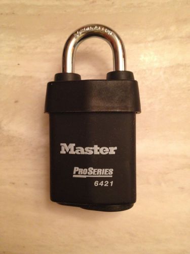 Master pro series padlock, model 6421wo 2 each without sfic cores for sale