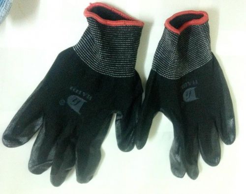 1 PVC Coated Glove Two-Sided NonSlip Work Wrist Fishing Hiking Garden Christmas