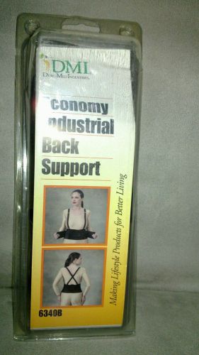 NEW DMI Economy Industrial Back Support with Adjustable Shoulder Straps SMALL