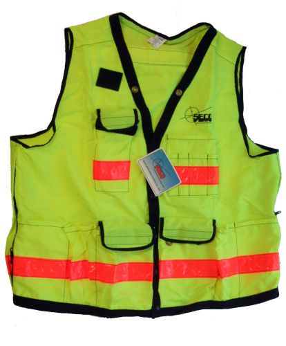Seco 8068 Series Lightweight Safety Utility Vest Jumbo Size