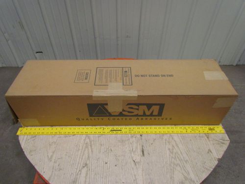 Vsm abrasives wide sandpaper sanding belts 180 grit 37x103&#034; vitex paper 6pcs for sale