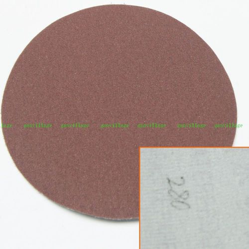 25 pcs 280grit 280# 5&#034; velcro sanding discs hook loop sandpaper sand sheets tool for sale