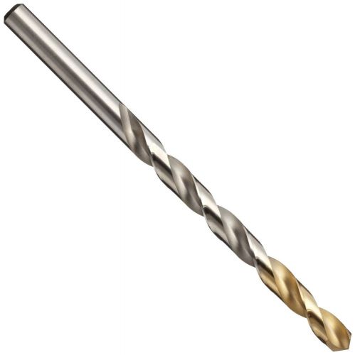 Precision twist e jobber length drill hss tin coated tip 2 3/4&#034; flute 4&#034; l for sale