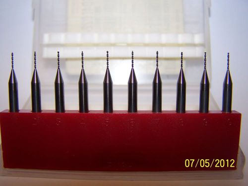 (10) .0224 new micro carbide drills sd4 0224 for sale