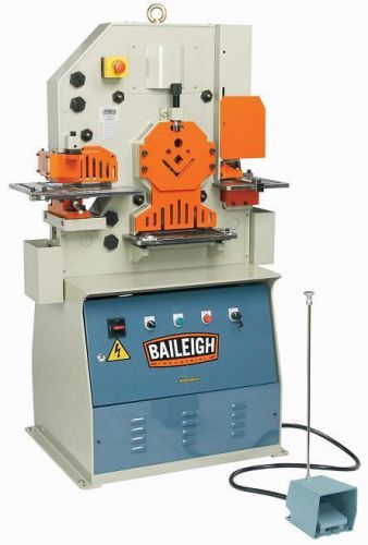 50 ton 6&#034; thrt baileigh sw-501 new ironworker, 5 station, 3 hp, 220v, single pha for sale