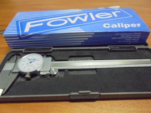 Fowler 72-008-706 0-6in. Shockproof Dial Caliper   NWL53