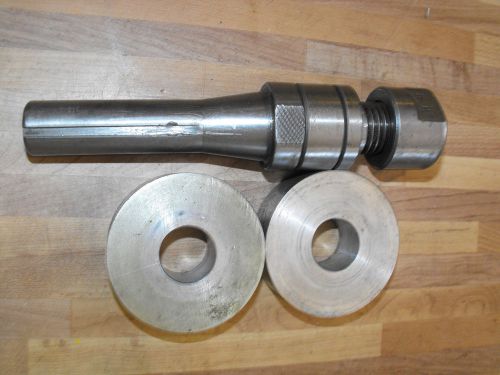 Stub nose milling arbor with r-8 shank for sale