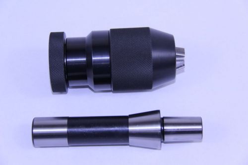 1/32-3/8&#034; 2jt pro-series keyless drill chuck &amp; jt2-r8 arbor shank adapter cnc for sale