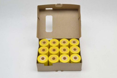 LOT 12 NEW MARKEM 997A/9880 932 YELLOW MAGNUM INK ROLL 1-3/4IN WIDE B376964