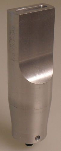 Branson ultrasonic welder catenoidal horn 1-5/8&#034;dia x 5-3/8&#034;h  3/4&#034; tip 5/16&#034; th for sale