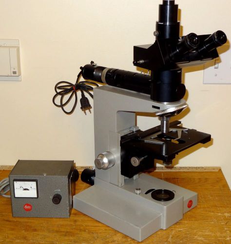Leitz Dialux Reflected Light Microscope with Simple Polarization