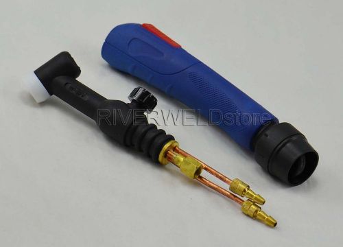WP SR-18FV TIG Torch Head Euro Style Flexible With Gas Valve 350Amp Water-Cooled