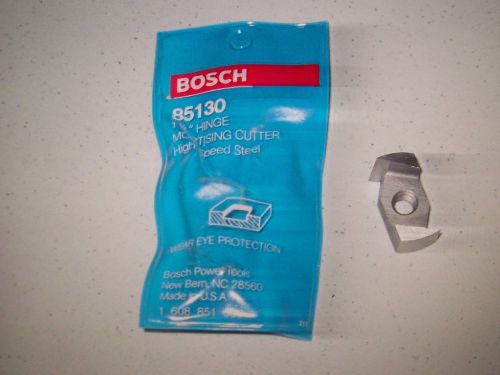 BOSCH 1-1/4&#034; HINGE MORTISING CUTTER 85130  HSS NEW IN PACKAGE