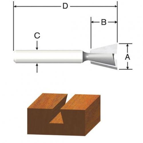 3/8&#034; DOVETAIL ROUTER BIT 23113