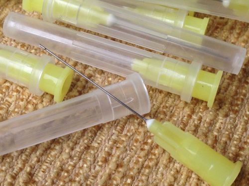 Irrigation Needle Tips 27ga Yellow 100/pack notched purple endo SyringeS GREAT