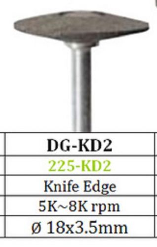 Diamond Grinder Knife Edge DG-KD2 Coarse 18mm x 3.5mm for Ceramics Soft Alloys