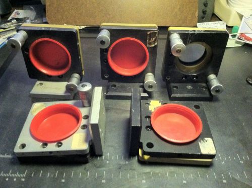 Spectra Physics precision 2&#034; lens/mirror mounts lot of 3 + 2