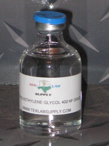 Tex Lab Supply 50 mL POLYETHYLENE GLYCOL - 400 PEG NF GRADE - Sterile