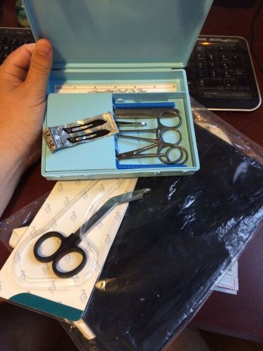 Hamilton Bell College Lab Dissection Kit Apron Listermate Scissor Biology Course