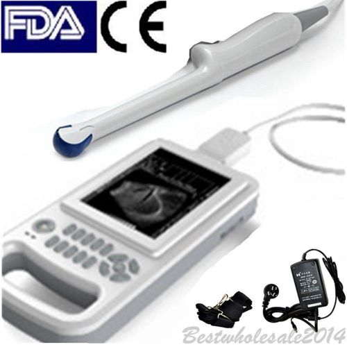 Full digital laptop led ultrasound scanner +transvaginal probe, free by dhl for sale