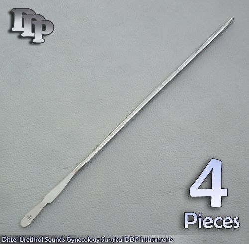 4 pieces of dittel urethral sounds # 20 fr gynecology surgical ddp instruments for sale
