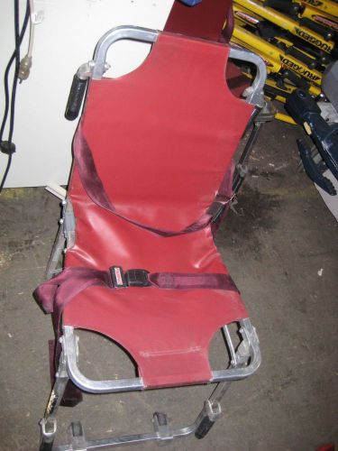Stair chair: ferno model 42 stair chair (burgundy) for sale