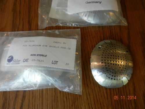 Fox Aluminum Eye Shield Sklar # 65-7634 German 12pcs