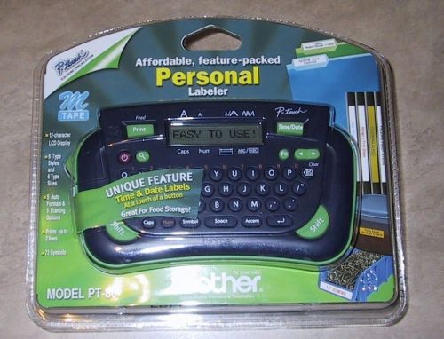Brother P-Touch PT-80 label maker personal Labeler New Factory Sealed