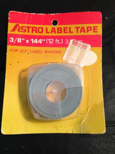 Vintage Astro Green Embossing Labelmaker tape 3/8” x 144” Tape New in Package