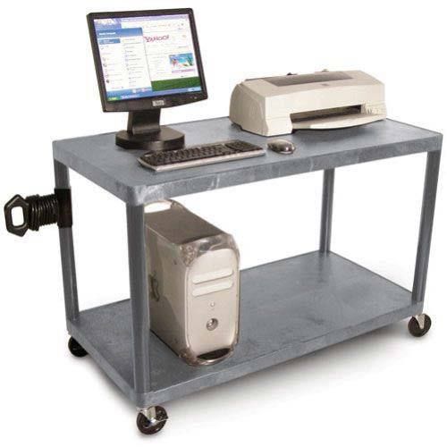 Luxor lew28 gray laminator work center cart free shipping for sale