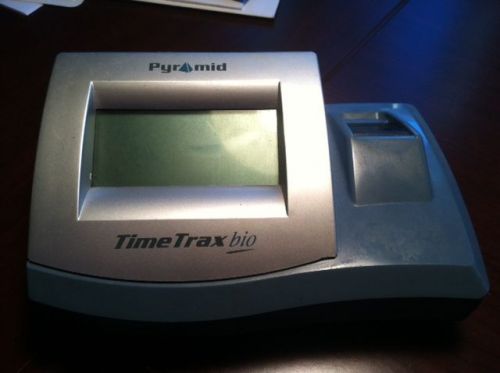 Good Con. Pyramid TimeTrax Bio - Fingerprint Time Clock System Terminal