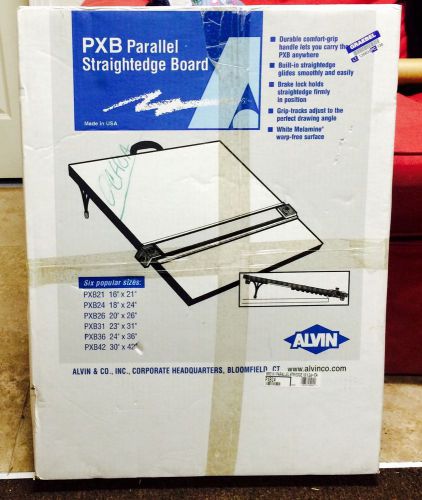 Alvin Parallel Straightedge Portable Drafting Board, 24 x 18 inches