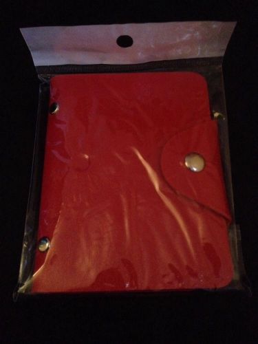 Red Credit Card/ID Holder Organizer,for Credit&amp;buisness Cards, New,