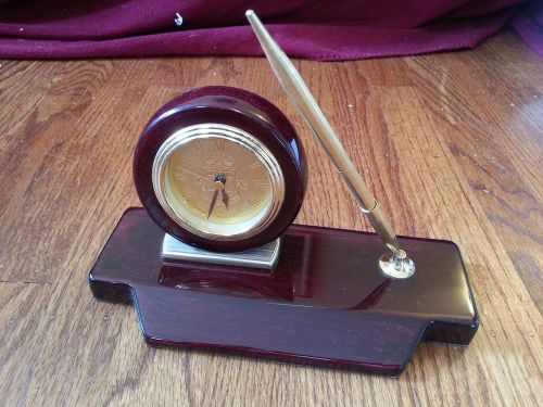 Brown University Commemorative Clock and Pen Desk Set - NEW IN BOX - FAST SHIP