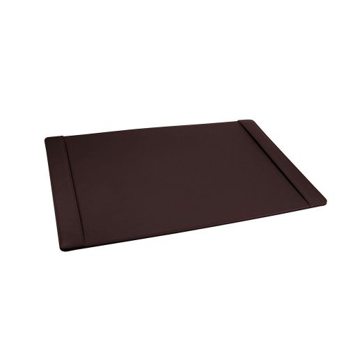 LUCRIN - Leather Desk Pad 2 sections - Smooth Cow Leather - Burgundy