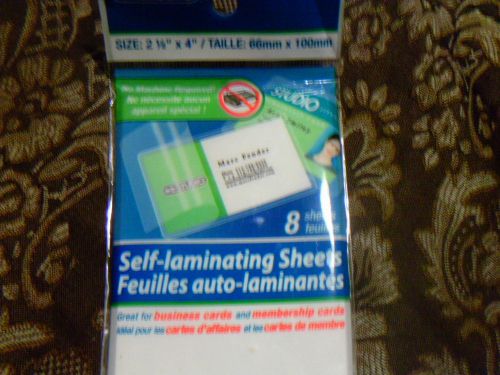 Studio brand self-laminating sheets  new in package
