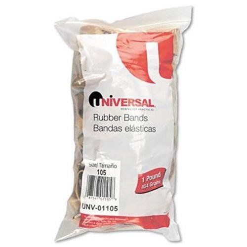 Universal Office Products 01105 Rubber Bands, Size 105, 5 X 5/8, 55 Bands/1lb