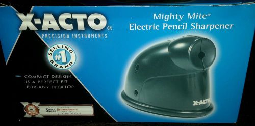 NEW X-ACTO  Electric Pencil Shaprpener Model 19505 Black