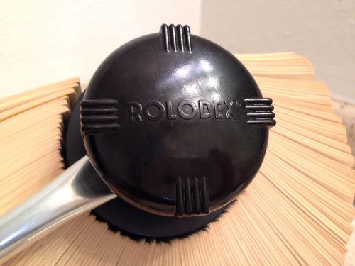 VINTAGE ROLODEX 1024X ROTARY CARD FILE MID-CENTURY INDUSTRIAL OFFICE