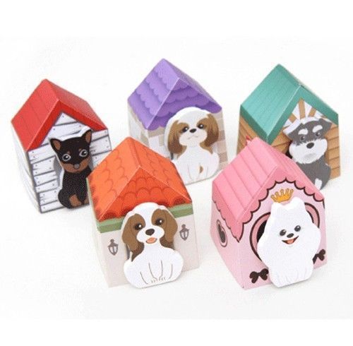 5x Lovely Puppy Post-it Mark Memo Paster Guestbook Sticky Notes Office