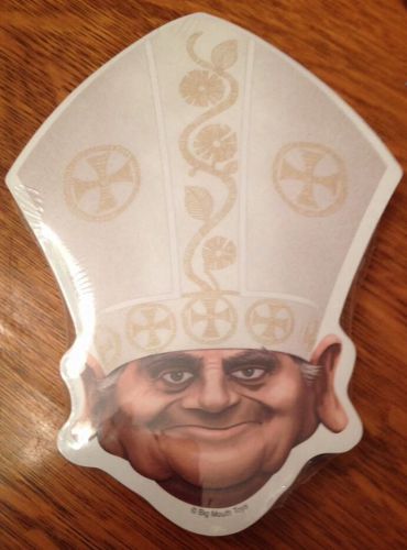 Big Mouth Toys Pope-It Sticky Notes / Post Paper Note Pad - Message Of Authority