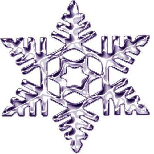30 Custom Modern Purple Snowflake Personalized Address Labels